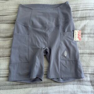 FP Movement by Free People Grayish purple Bike Shorts with pockets
